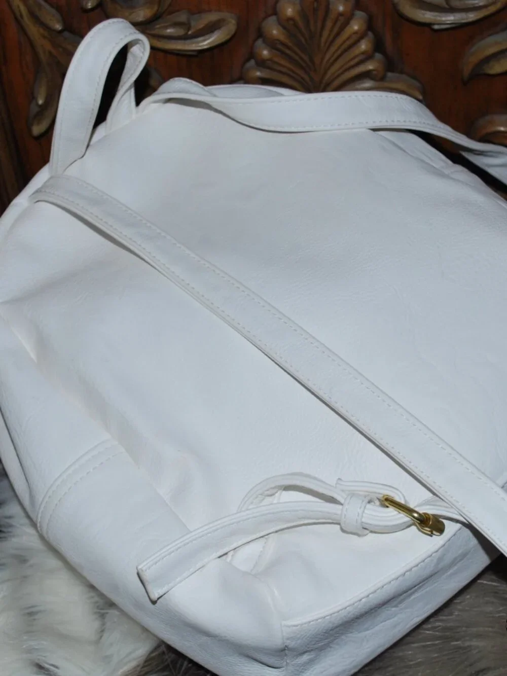 Mossimo White Backpack